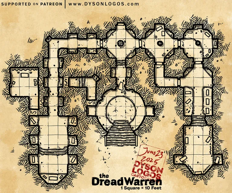 The DreadWarren – Ce que Dyson Logos nous apprend sur la symétrie brisée dans un donjon